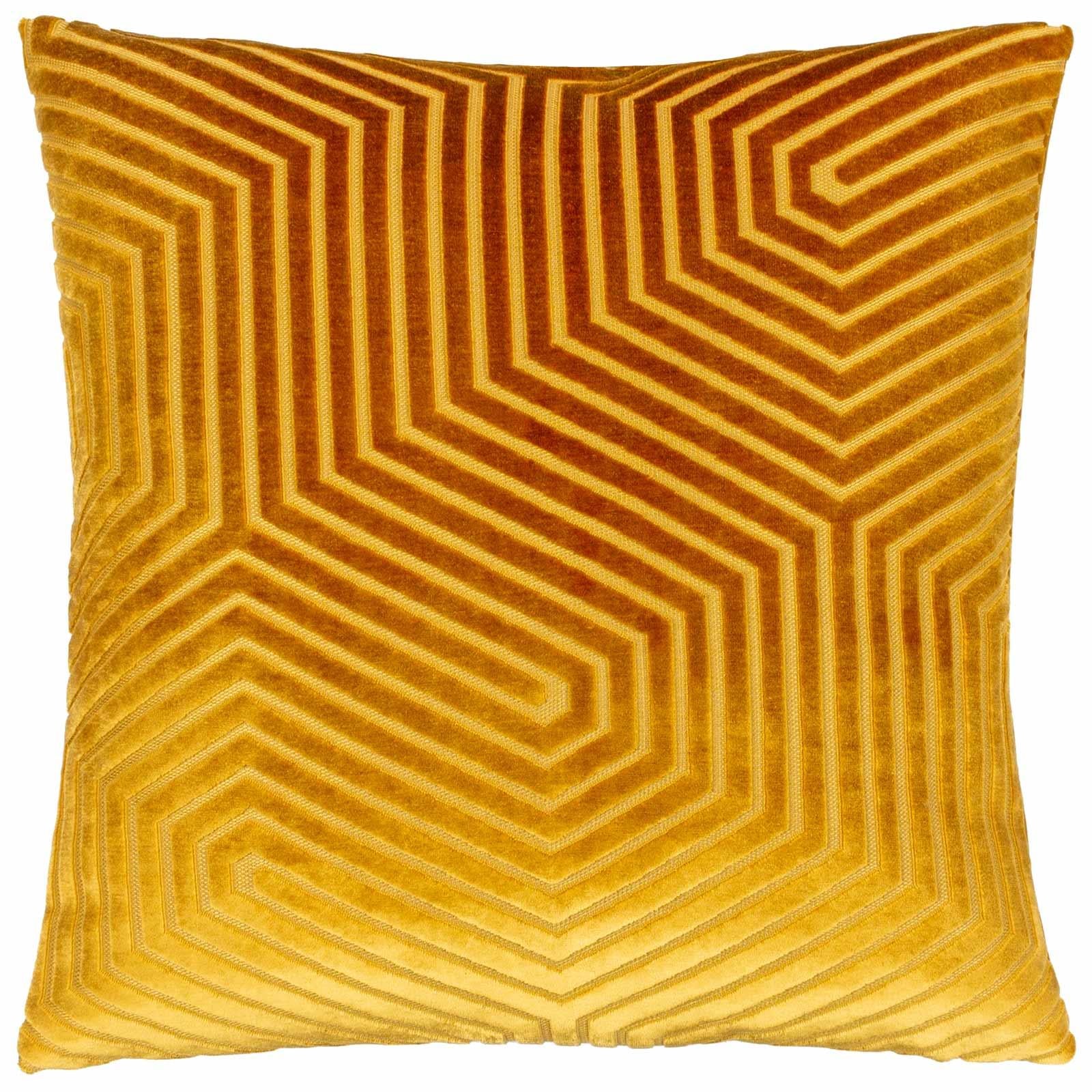 Evoke Cut Velvet Cushion Cover 18" x 18" by Paoletti