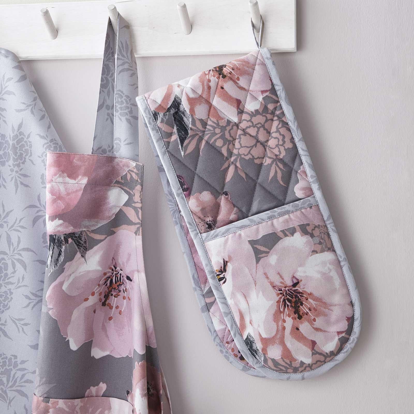 Dramatic Floral Kitchen Textiles Collection by Catherine Lansfield