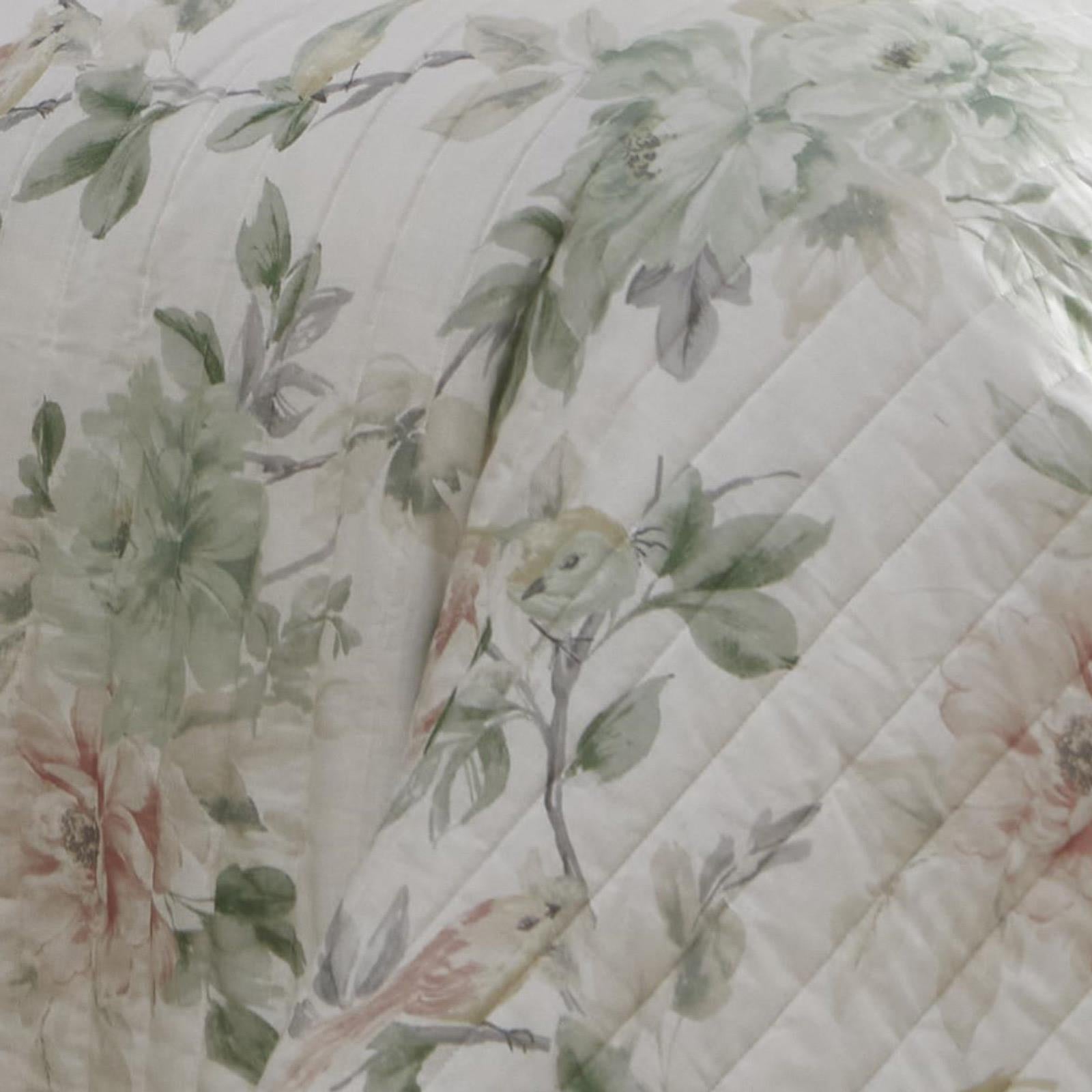Campion Floral Quilted Bedspread by Appletree Heritage