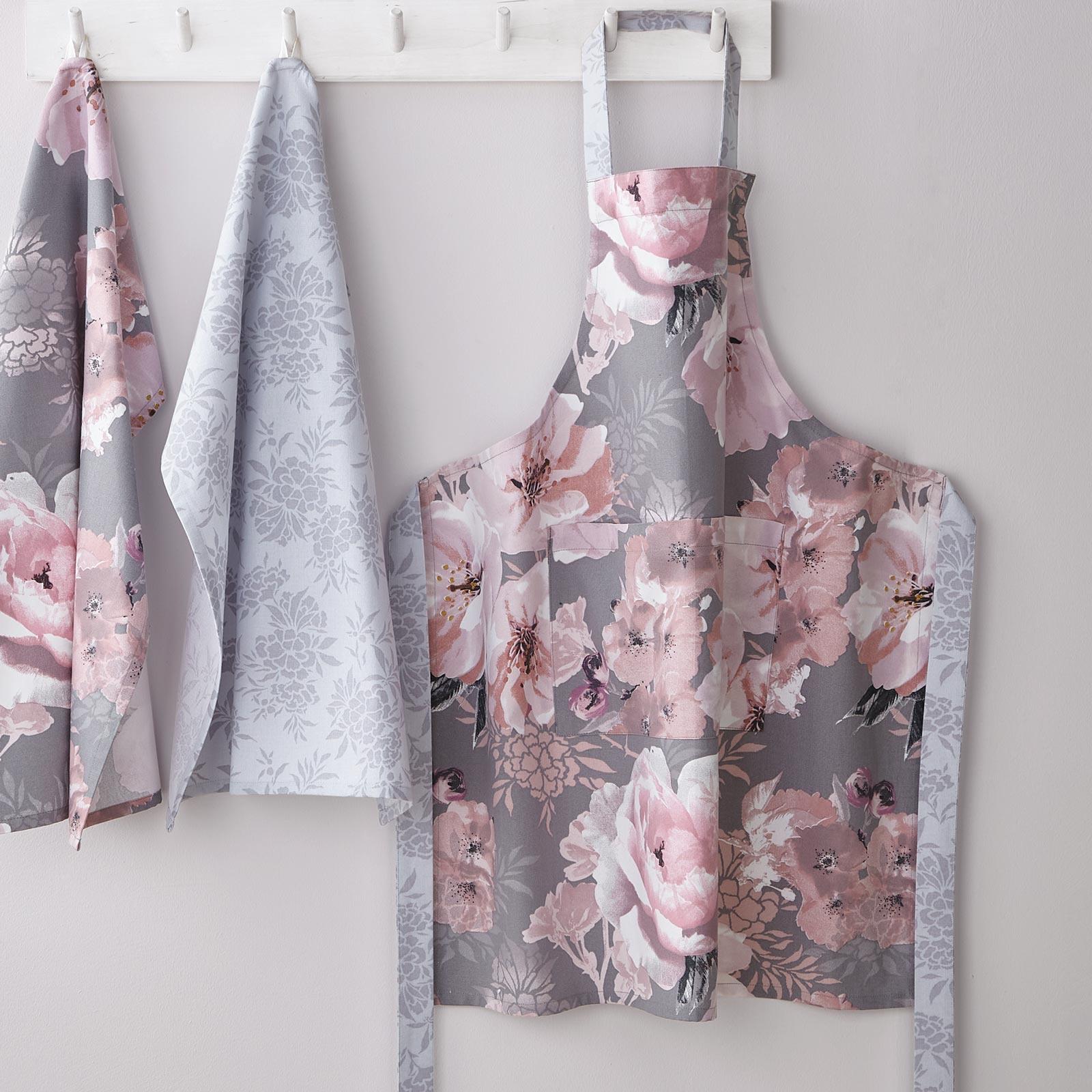 Dramatic Floral Kitchen Textiles Collection by Catherine Lansfield