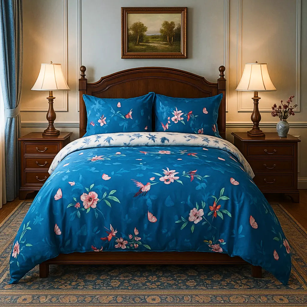 So Soft Hummingbird Duvet Cover Set by Rapport Home