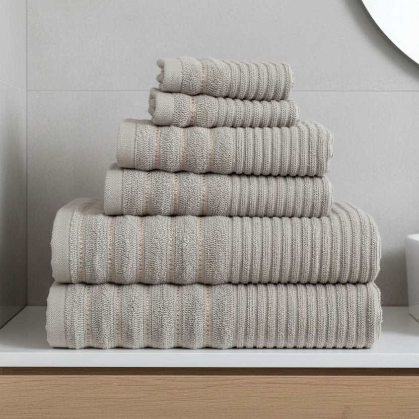 Linear 500gsm Cotton Towels by Rapport Home
