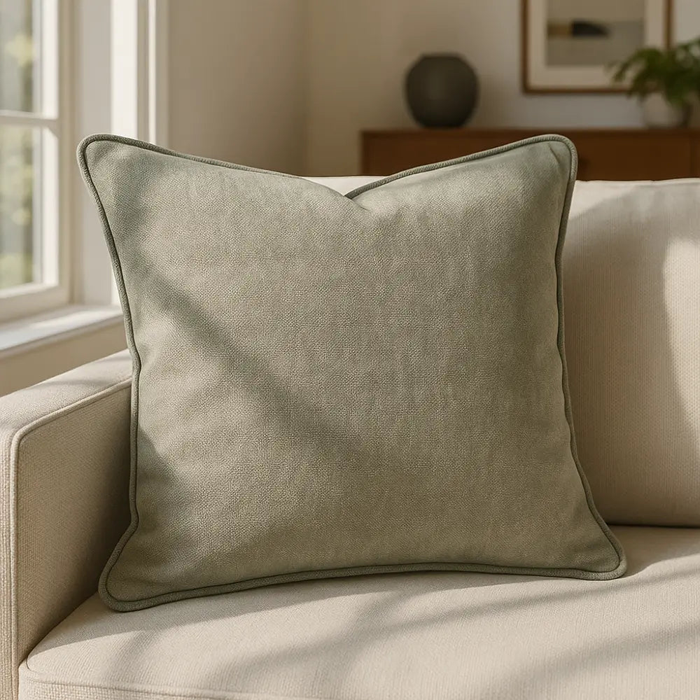 Braga Velvet Cushion Cover Made to Order by Style Furnishings