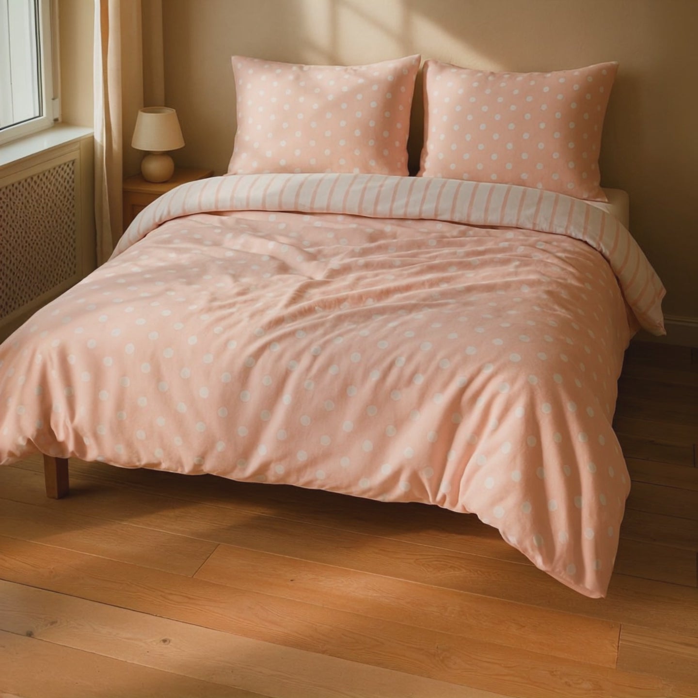 So Soft Spots & Stripes Duvet Cover Set by Rapport Home