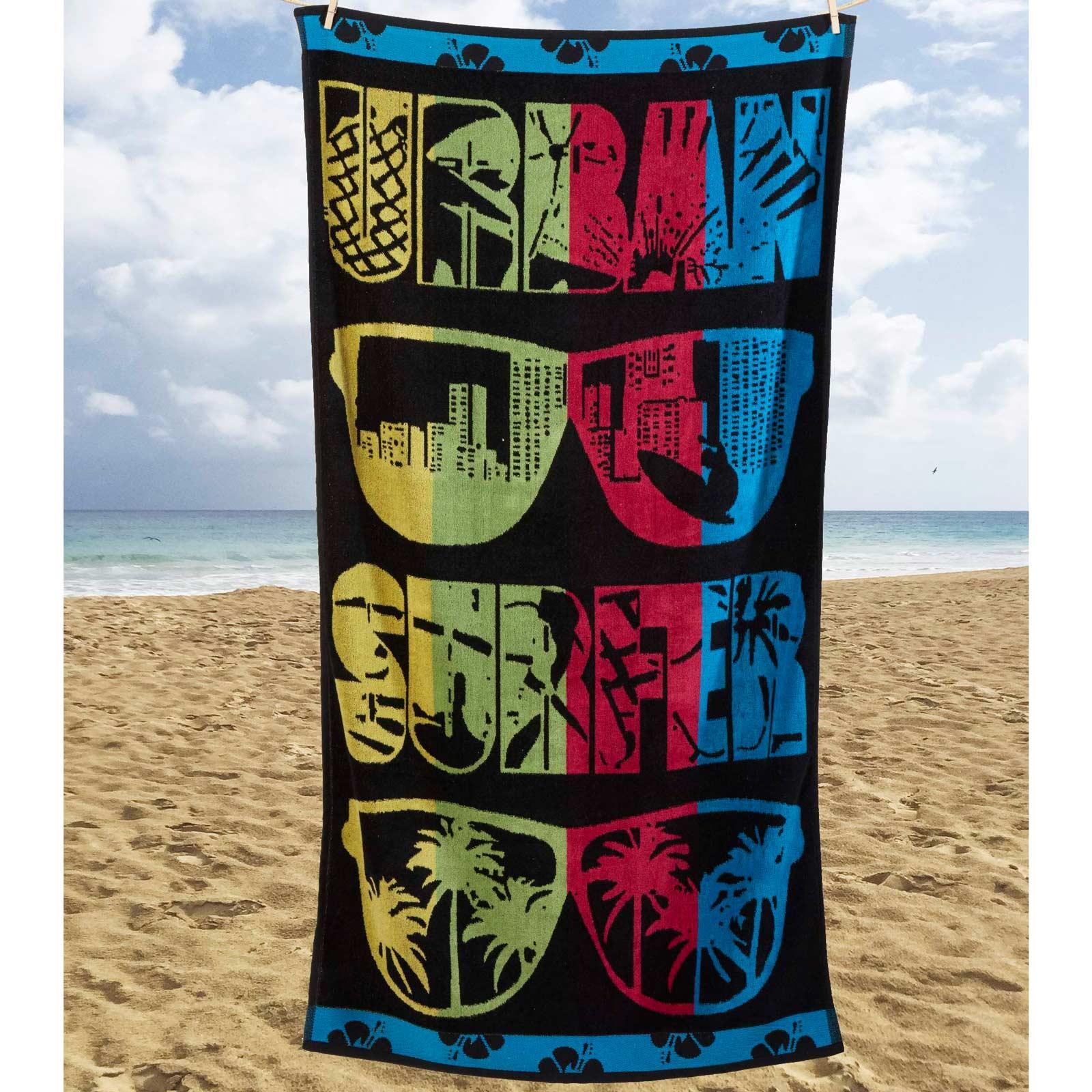 Urban Surfer Beach Towel