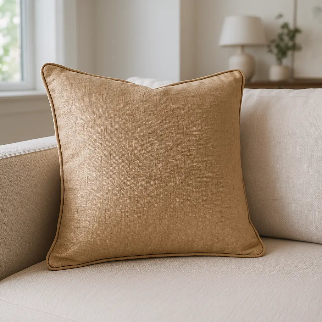 Vogue Embossed Cushion Cover 17" x 17" (43cm x 43cm) by Enhanced Living