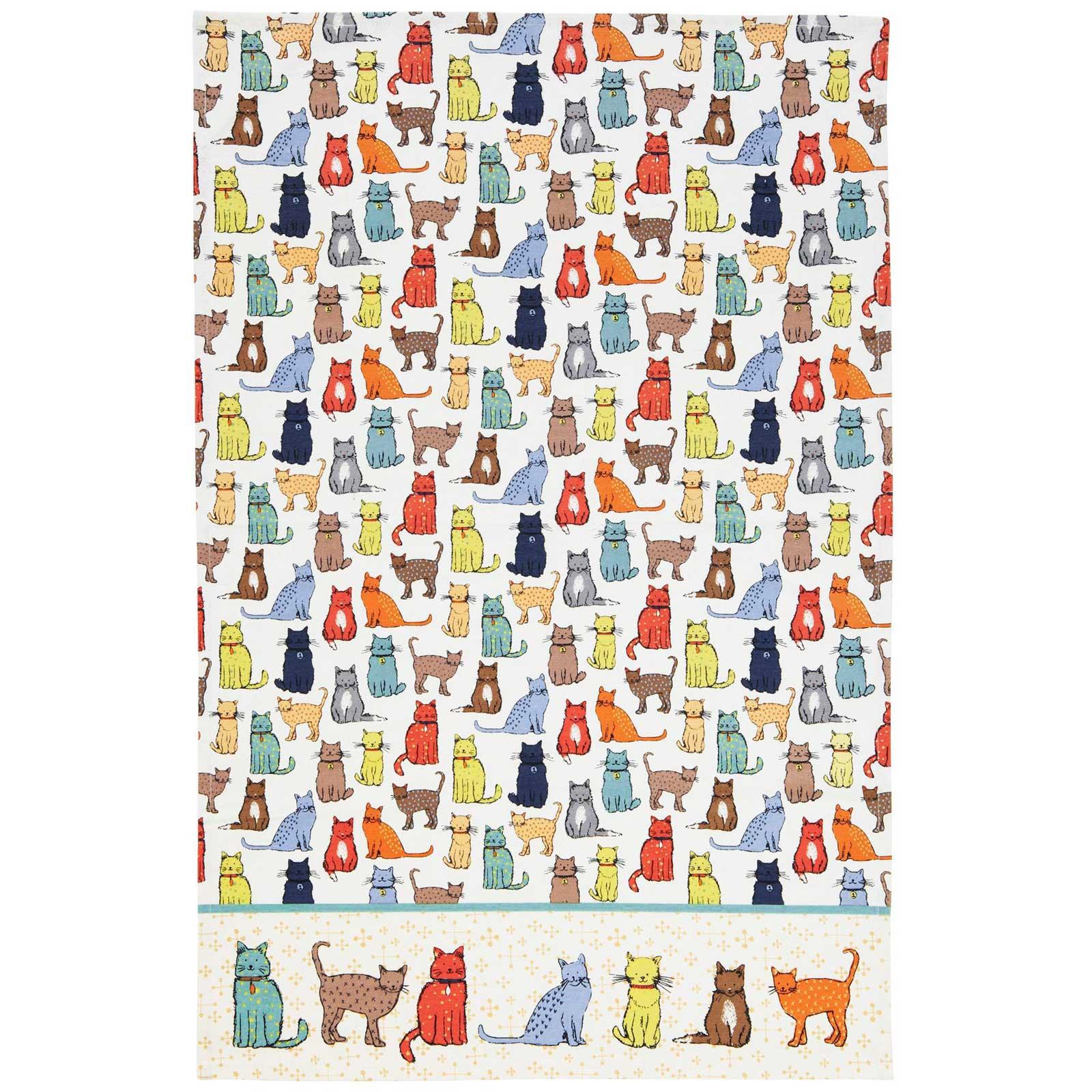 Catwalk Luxury Cotton Printed Tea Towel Tea Towels Ulster Weavers   