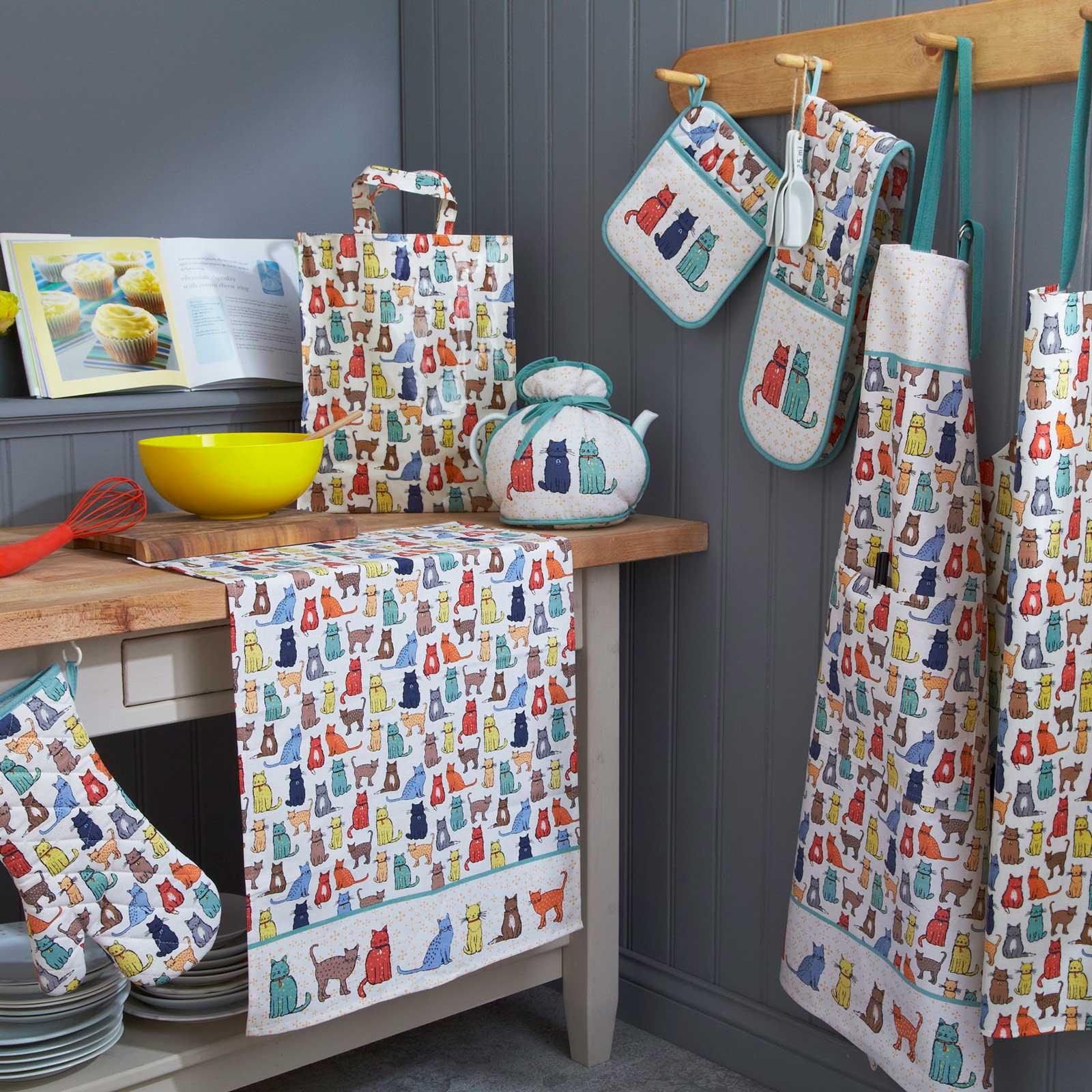 Catwalk Luxury Cotton Printed Tea Towel Tea Towels Ulster Weavers   